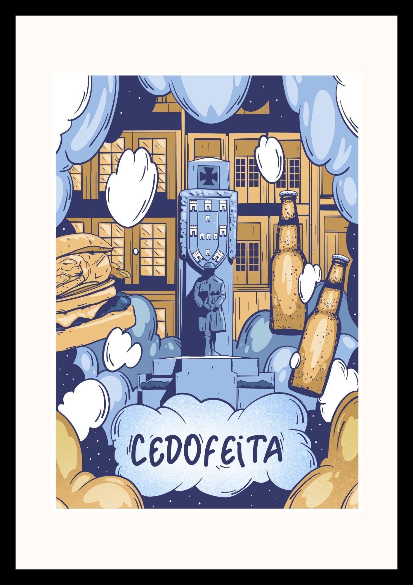 A3 Poster: Cedofeita - The PetiscosPoster