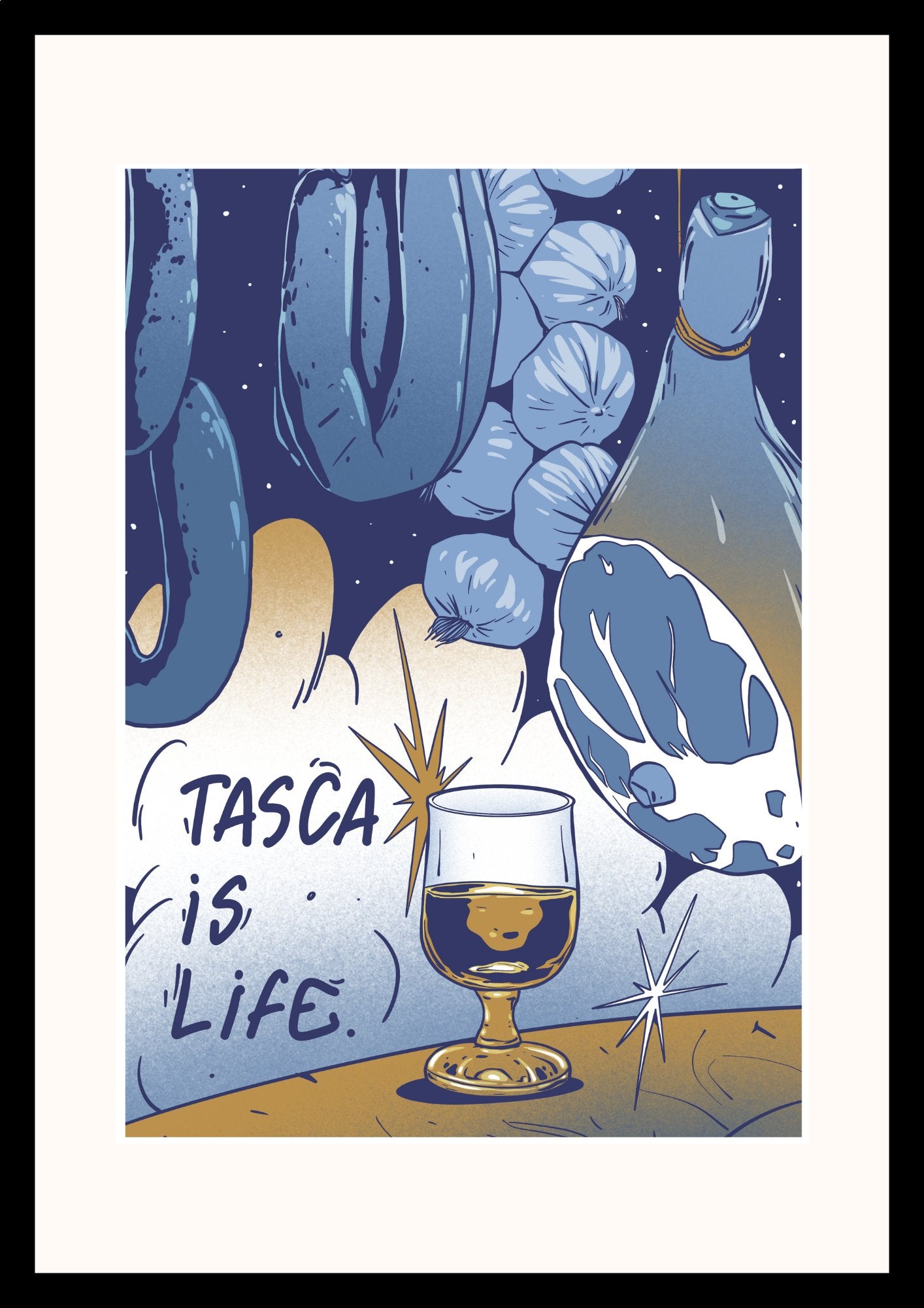 A3 Poster: Tasca is Life - The PetiscosPoster